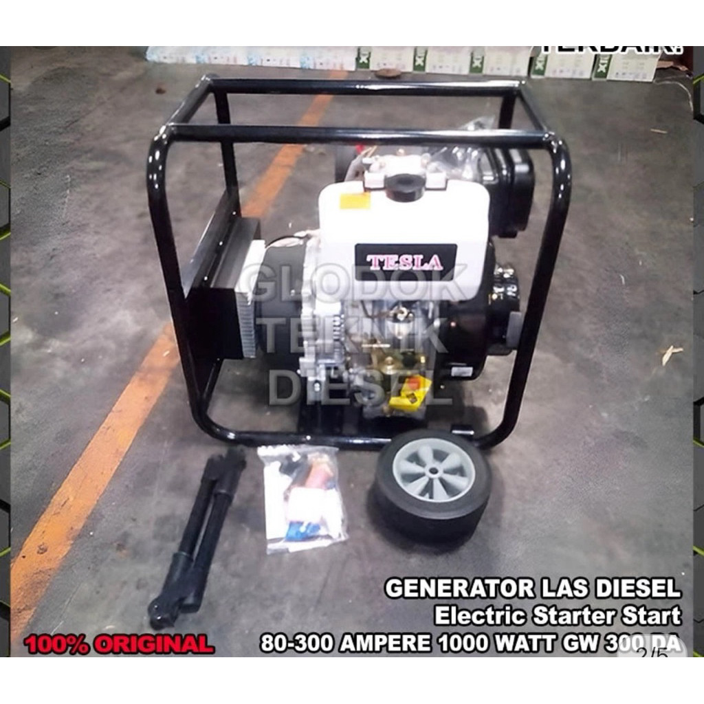 PROMO GENSET LAS TESLA DIESEL GW300DA 300ampere terbaik