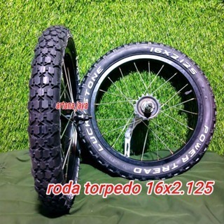 Roda wheelset Roda sepeda velg torpedo 16x2.125/roda sepeda BMX 16 in torpedo