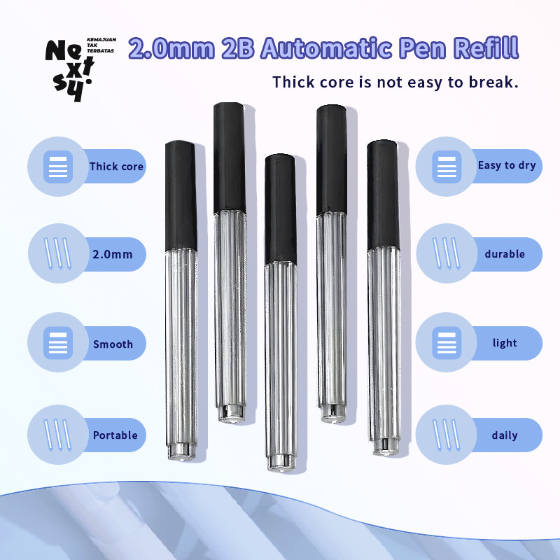 

[READY] Nextsy Pencil Lead Isi Pensil Mekanik 2B 2.0 mm
