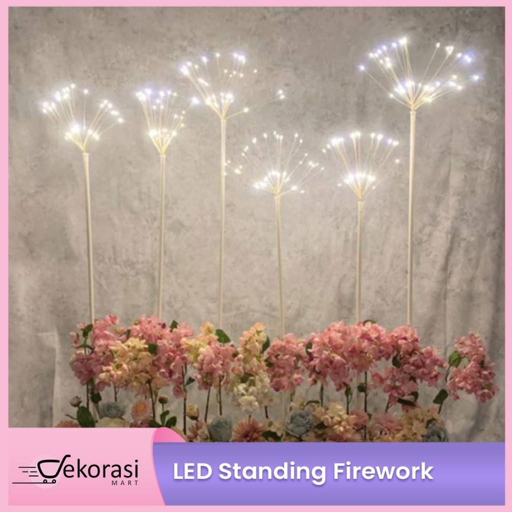TERMURAH LED Standing Firework / lampu dekorasi / Lampu Hias / Lampu Pelaminan