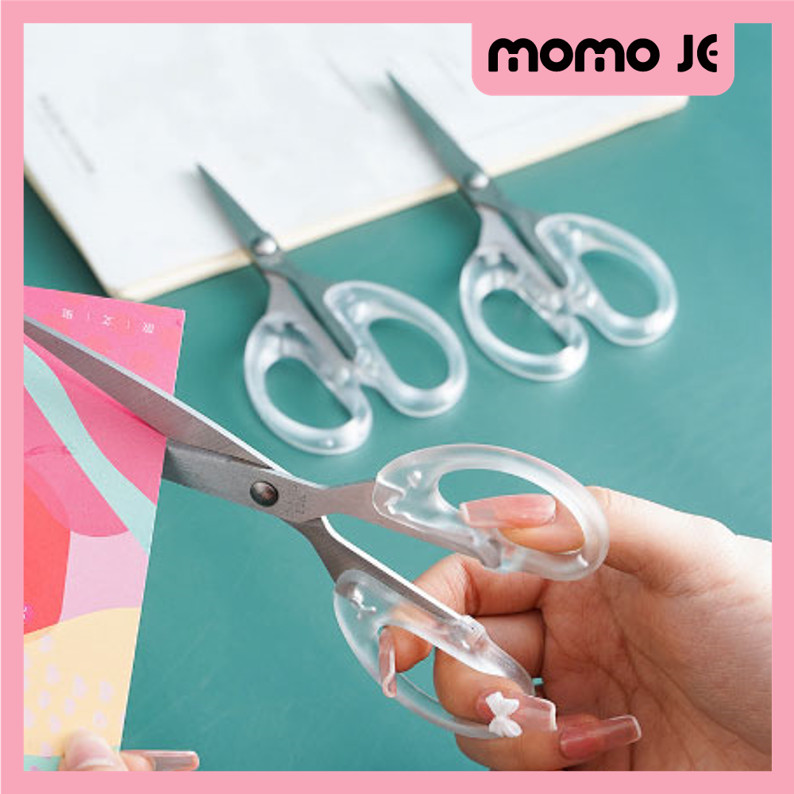 

MOMO JE H5920 Gunting Transparan Bening Multifungsi Gunting Transparan Gunting Kertas Transparan Pemotong Kertas Scrapbooking