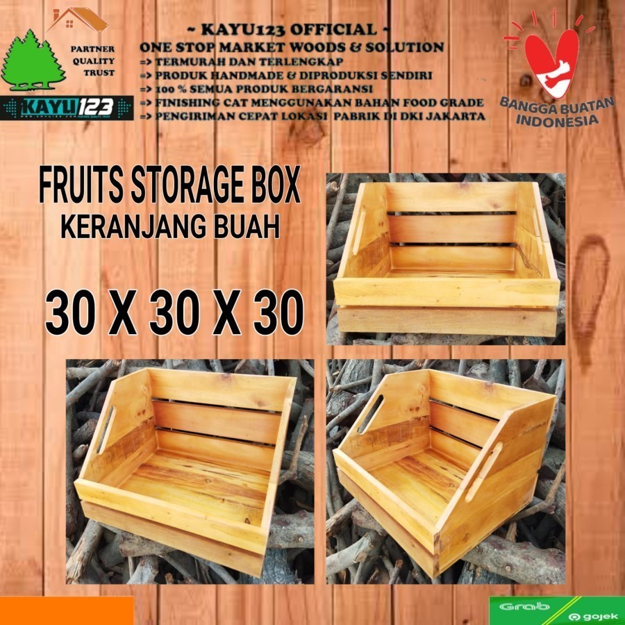 Crate Kotak Kayu Keranjang Buah Kotak Hampers Kotak Packaging Gift