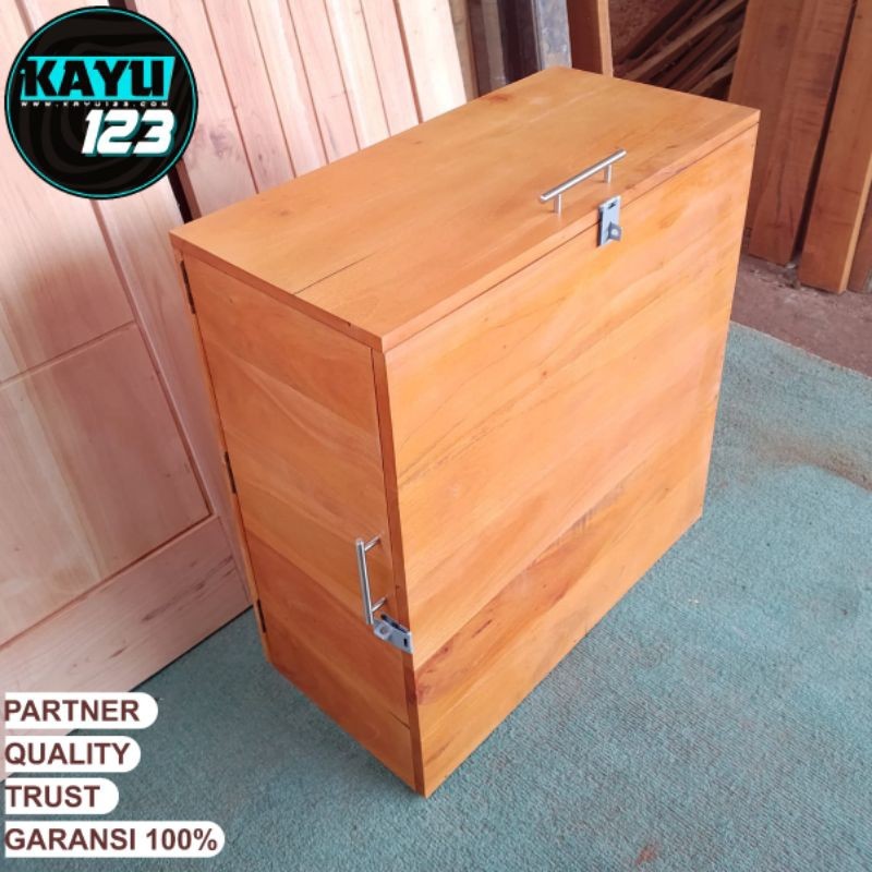 Box Kayu 70x34x74 cm Crate Kotak Kayu Box Peti Kursi Kayu Meja Kayu Tempat Penyimpanan Serbaguna