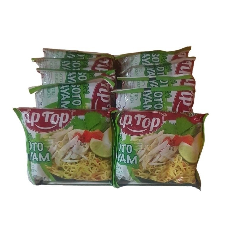 

10 bungkus mi indomie indomi mie instan kuah tiptop soto ayam