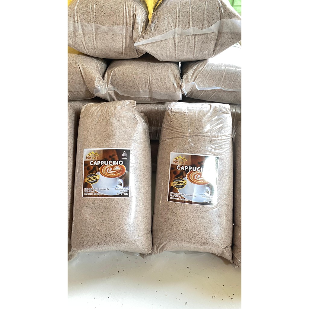 

TERLARIS - BUBUK MINUMAN CAPPUCINO CINCAU 1 KG - BUBUK MINUMAN RASA CAPPUCINO UNTUK JUALAN
