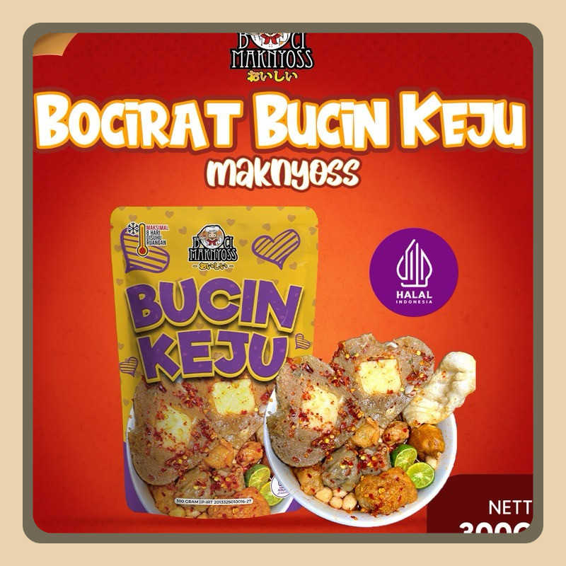 

Bucin Keju Maknyoss Bocirat Halal Isi Keju