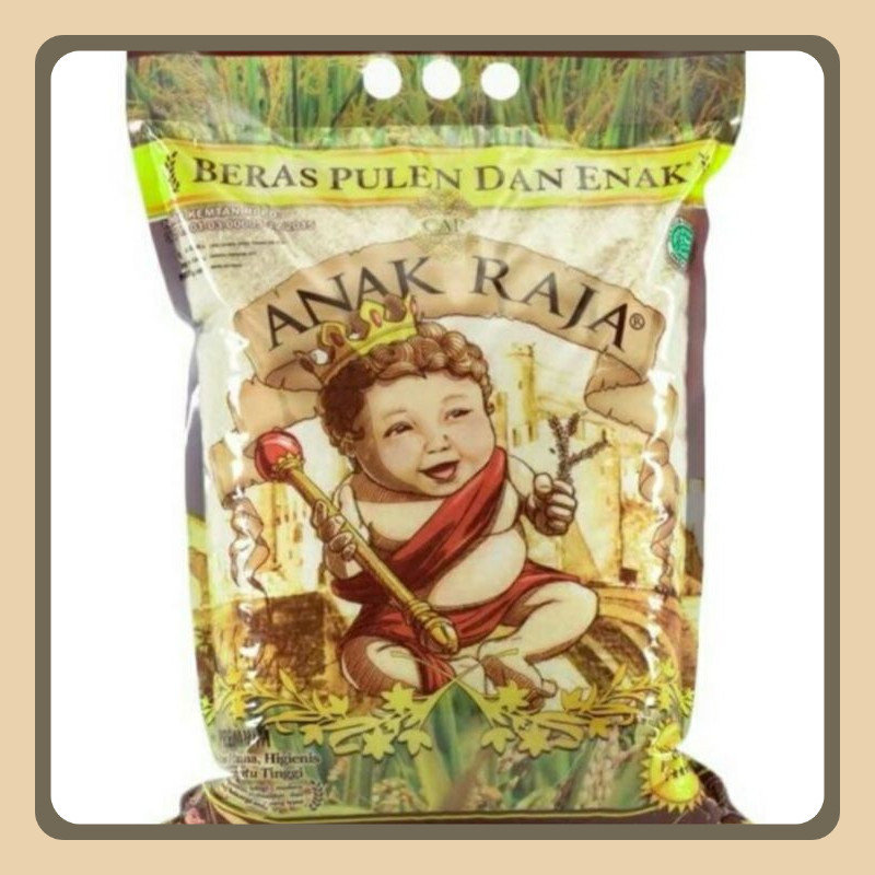 

Beras Anak Raja 5 Kg Premium Pulen Berani Air
