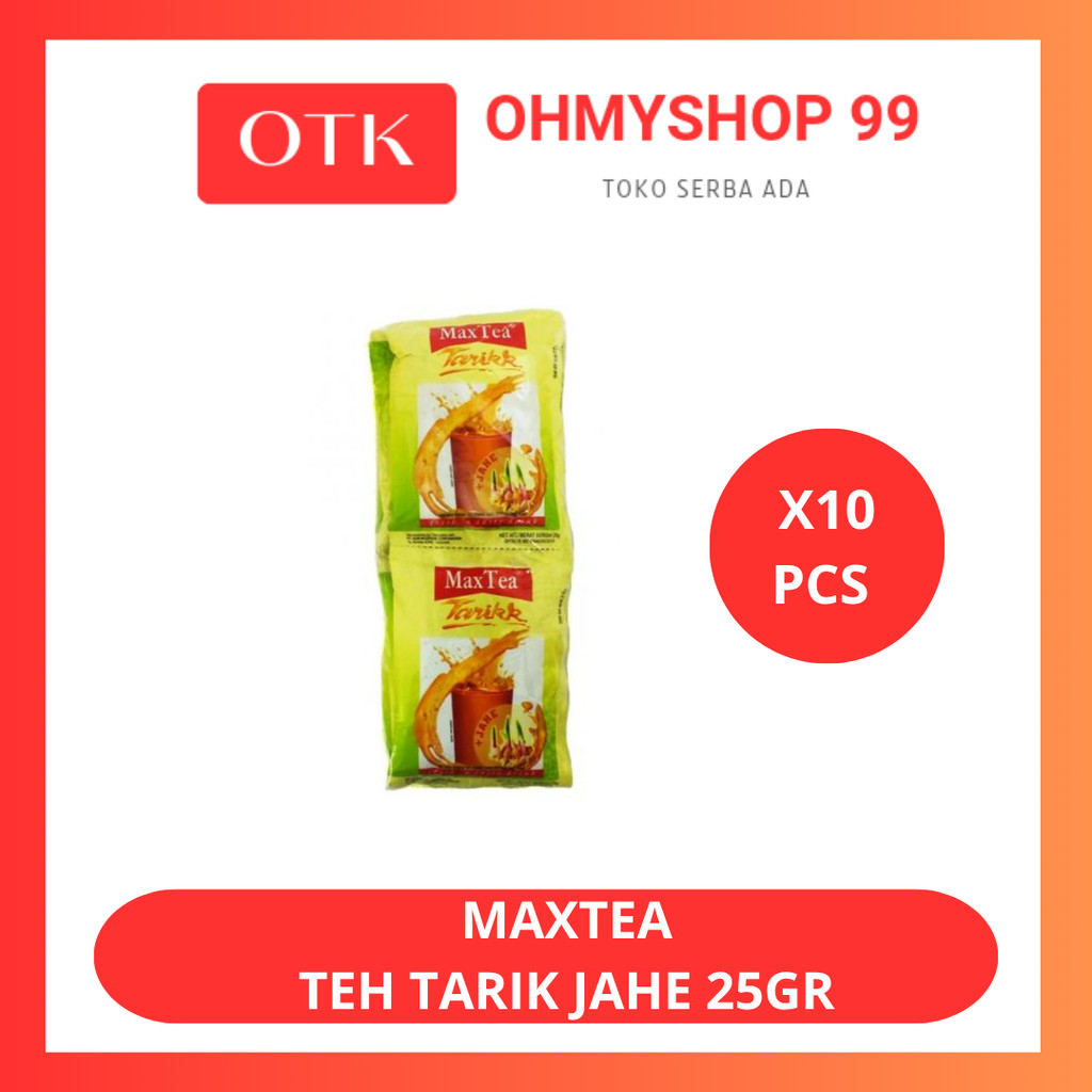 

MAXTEA Tarikk Jahe 25gr - 10pcs