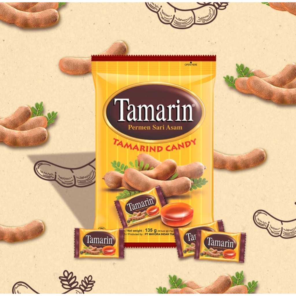 

Permen Tamarin / Tamarin Candy / Permen Sari Asam (1 bks)