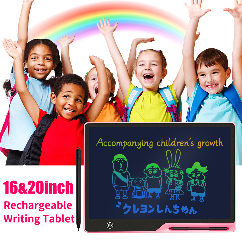 

16” 20" Upgraded LCD Writing Tablet Pad Children Drawing Board Education Kid Drawing Tablet Kids Drawing Board Gift Toy