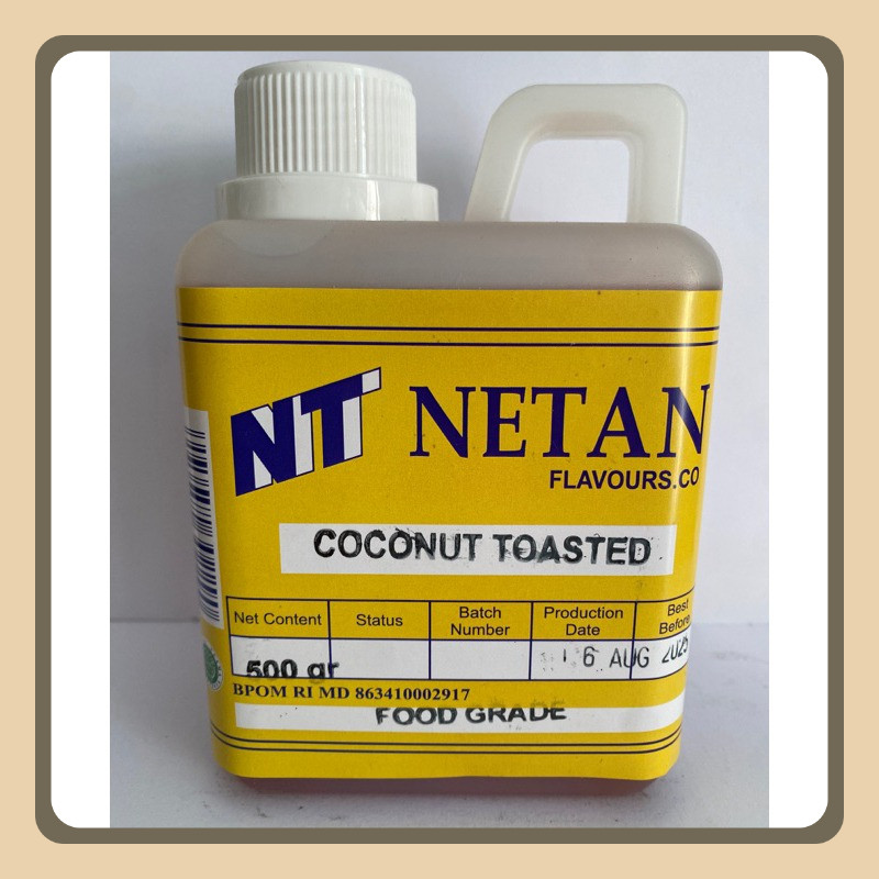 

NETAN COCONUT TOASTED 500 GRAM VANILI KELAPA PANGGANG