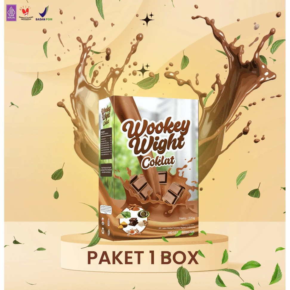 

Wookey Weight - Susu Penambah Nafsu Makan Dan Penggemuk Badan Rasa Coklat PROMO