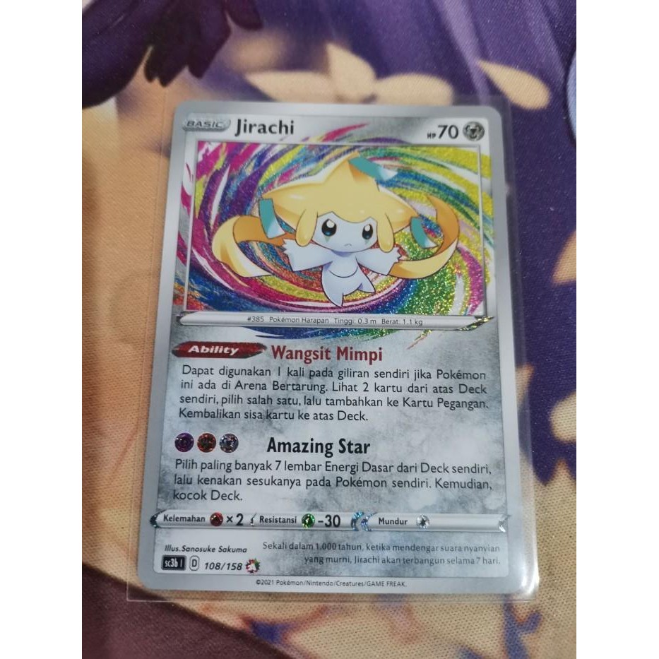 Pokemon TCG indonesia Amazing Rare Jirachi