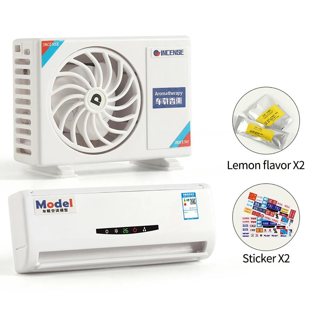 Parfum Mobil Model Ac Aromaterapi Tenaga Surya Sudah + Refill Parfum Mobil Viral Bentuk Ac Unik Tena