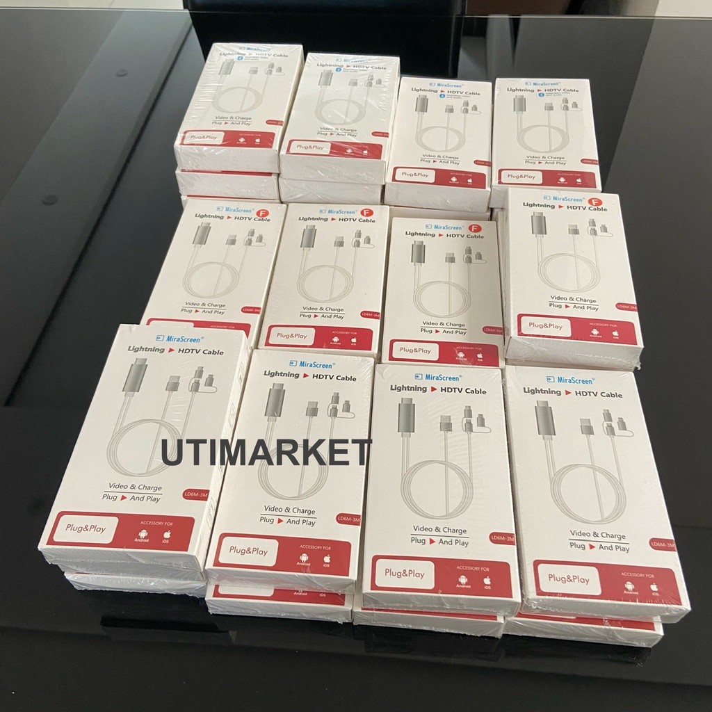 kabel type c android iphone ipad lightning micro usb to hdtv 3 in 1 kabel mhl