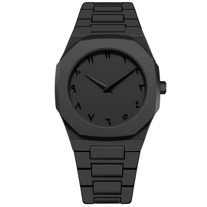AFRO Arabic Watch - Polycarbonate Premium Black - Classic