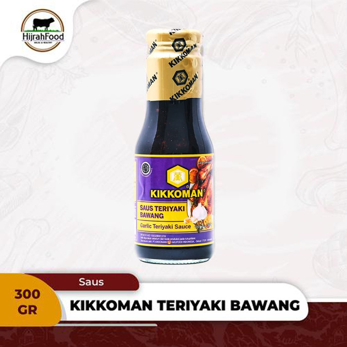 

Kikkoman Saus Teriyaki Bawng Garlic Teriyaki Sauce 300 gram Halal
