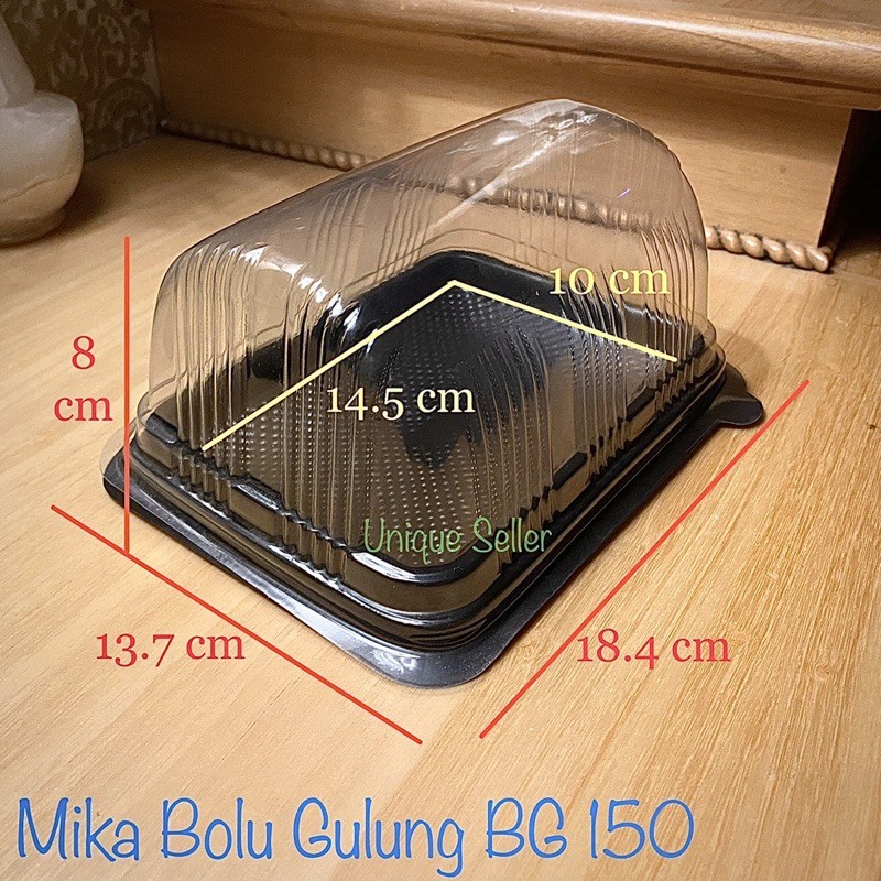 [Isi20] Mika Bolu Gulung 14.5x10x8 cm / Mika BG 150 Bulat / Mika Roll Tart Cake 14.5 Cm / Mika Roll 