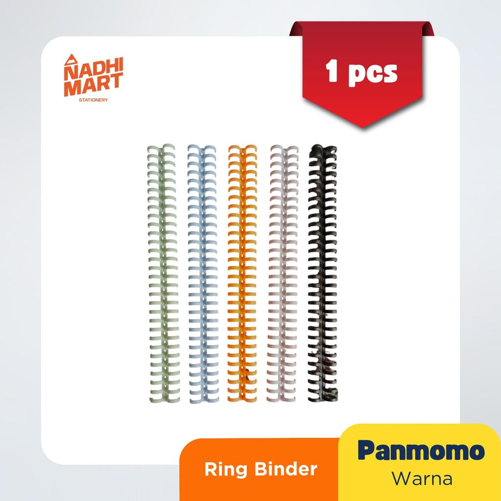 

PANMOMO RING BINDER PLASTIK 30 RING/ PLASTIK BINDER / DIY PLASTIK BINDER BINDING TRIP PANMOMO 30 RING