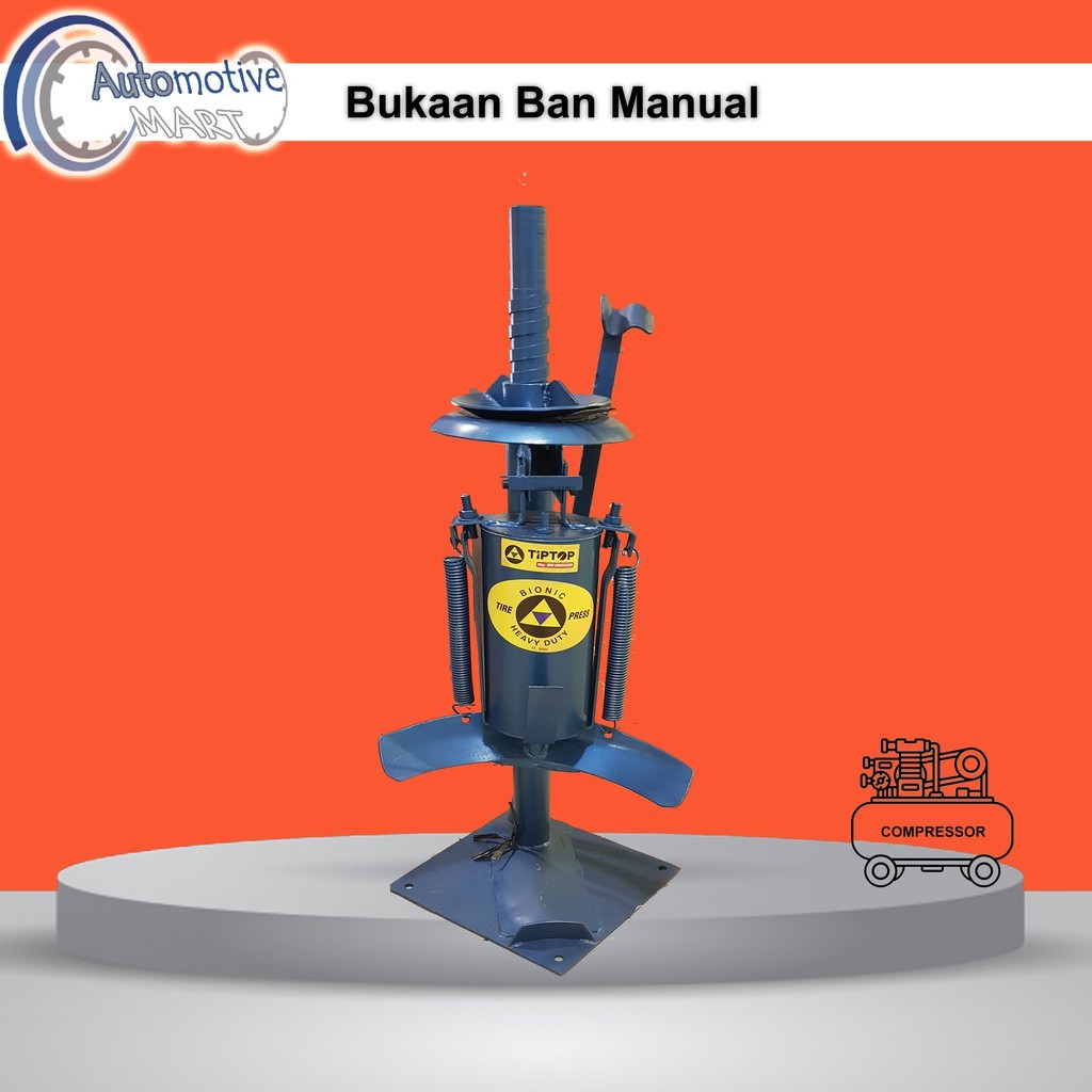 Press Hydraulic Tiptop Manual Tire Changer - Alat Buka an Ban Tiptop Manual Untuk Mobil Maksimal Rin