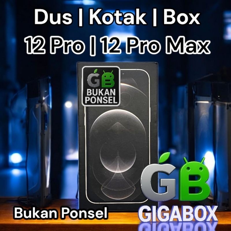 

(Sesuai Catatan) Dus Kardus Box 12 Pro / 12 Pro Max Slim (Fullset) Kemasan Premium dan Lengkap