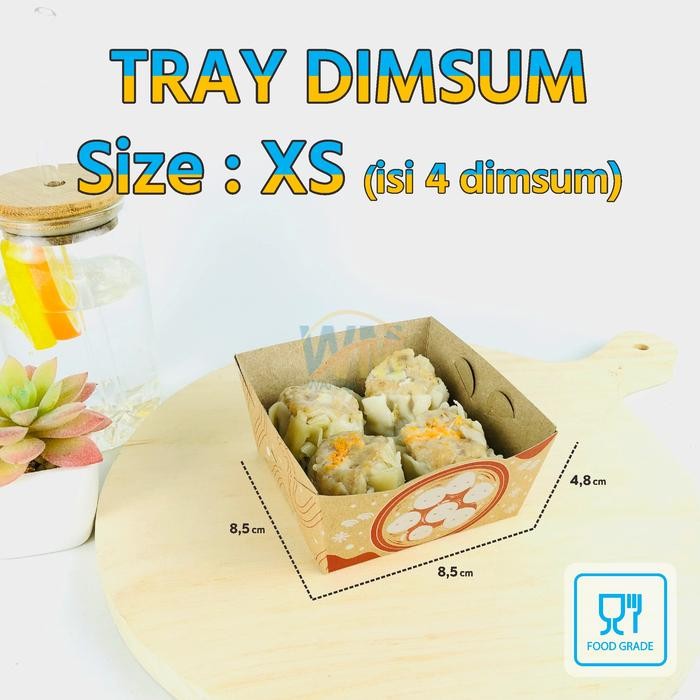 

Dus Box Dimsum / Kotak Dimsum / Lunch Box XS / Dus Dimsum / Paper Box - Tray UK : XS