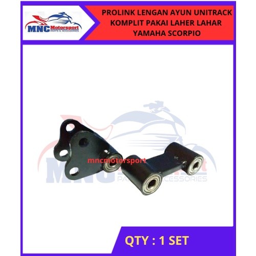 PROLINK LENGAN AYUN UNITRACK KOMPLIT PAKAI LAHER LAHAR YAMAHA SCORPIO