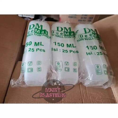 THINWALL DM SQ THINWALL DM 150 ML SQ MINI 1PACK  ISI 25 Set