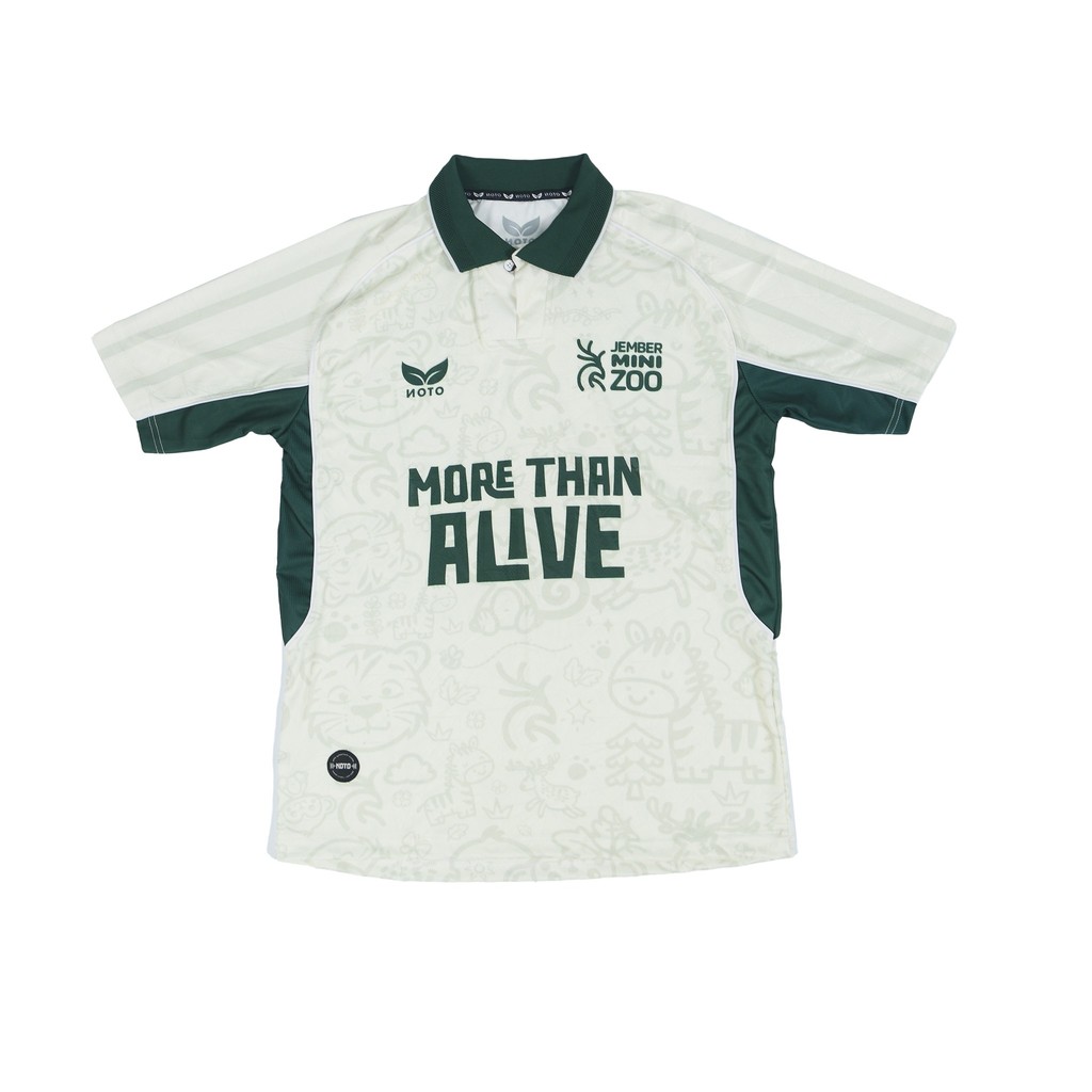 NOTO X JMZ MORE THAN ALIVE Cream Oversized Jersey