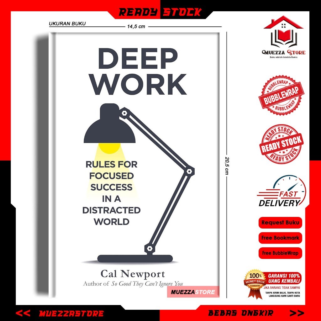 Deep Work by Cal Newport (English/Indonesia)