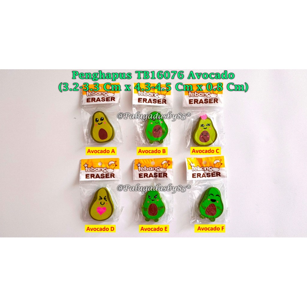 

(1 Biji) Penghapus Avocado / Penghapus Lucu / Penghapus Tebang / Penghapus SBSIMP TB16076 (1 Biji)