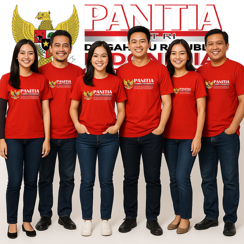 KAOS PANITIA HUT RI SPECIAL EDISI KMERDEKAAN KAOS HUT RI