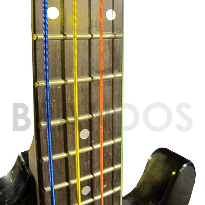 Promo Senar Gitar Bass Elektrik Warna Warni/Colourful Alice A609C (4 Senar) Terlaris