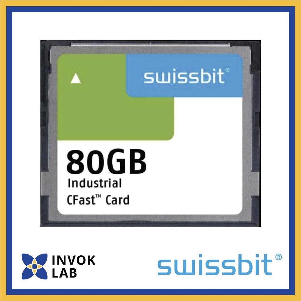 Swissbit Industrial CFast Cards F-86 3D NAND pSLC 80 GB