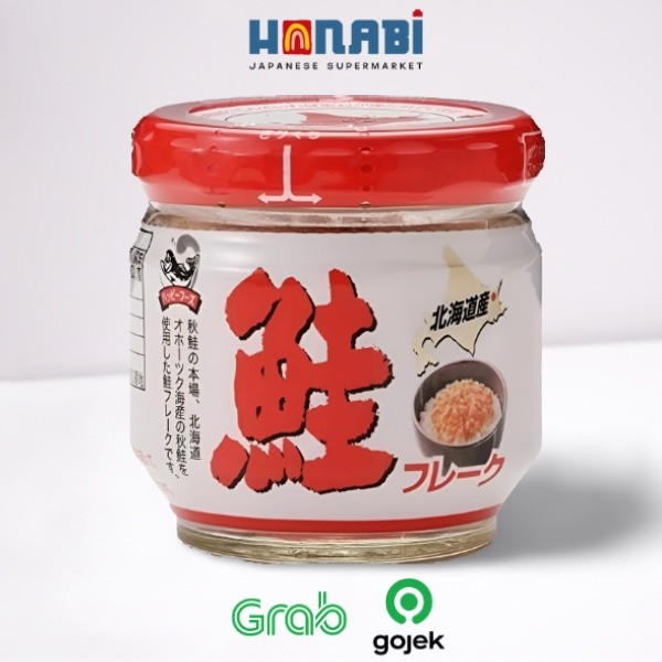 

Happy Foods Hokkaido Salmon Sake Flake 50g - Ikan Salmon Ala Hokkaido Made In Japan