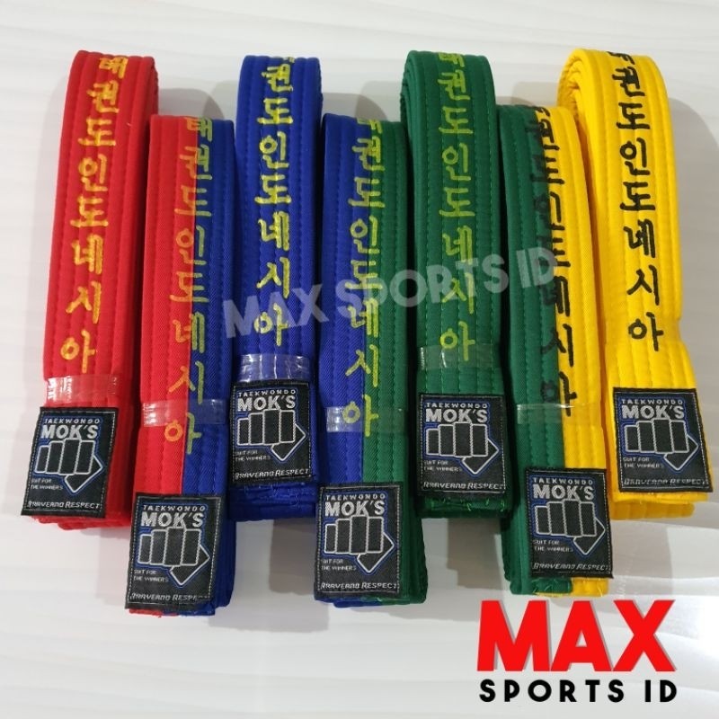 Sabuk Taekwondo Pemula Moks Deluxe