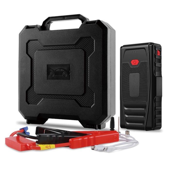 Jumper Aki Mobil Power Bank Booster Aki Pompa Ban Jump Start Portable - No air pump