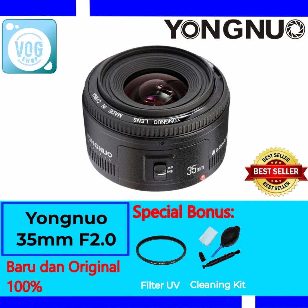 Lensa Yongnuo 35MM F2 for Nikon