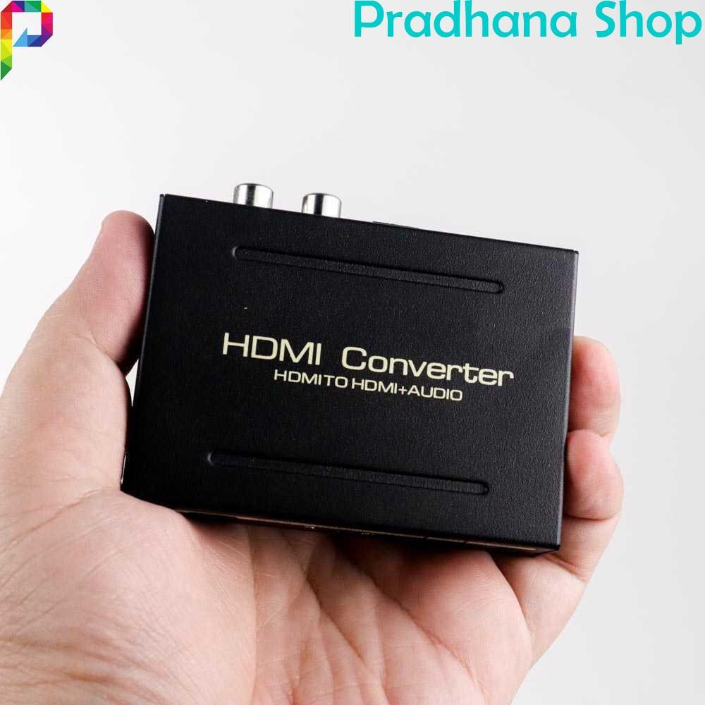 Konverter hdmi to hdmi Pemisah Audio Extractor + spdif rca Converter Splitter