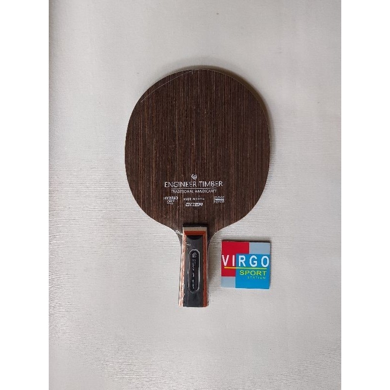 Boer Engineer Timber Carbon CS penhold kayu blade bet pingpong 100%Original CO