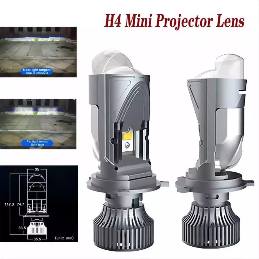 Mini Projector Led H4 M01K 48 Watt Super Terang