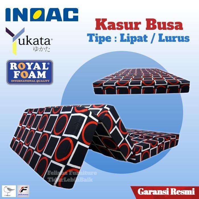 Kasur busa INOAC Original Garansi 5 Tahun - Kasur Lipat, 200x90x10 cm