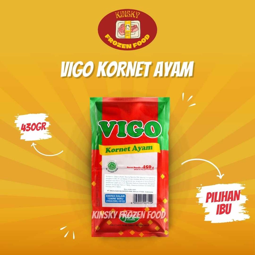 

VIGO KORNET AYAM 430GR/VIGO KORNET AYAM 430 GR