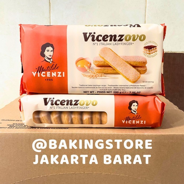 

[KARTON] Vicenzovo Lady Finger 200 Gr | Lady Finger Matilde Vicenzi
