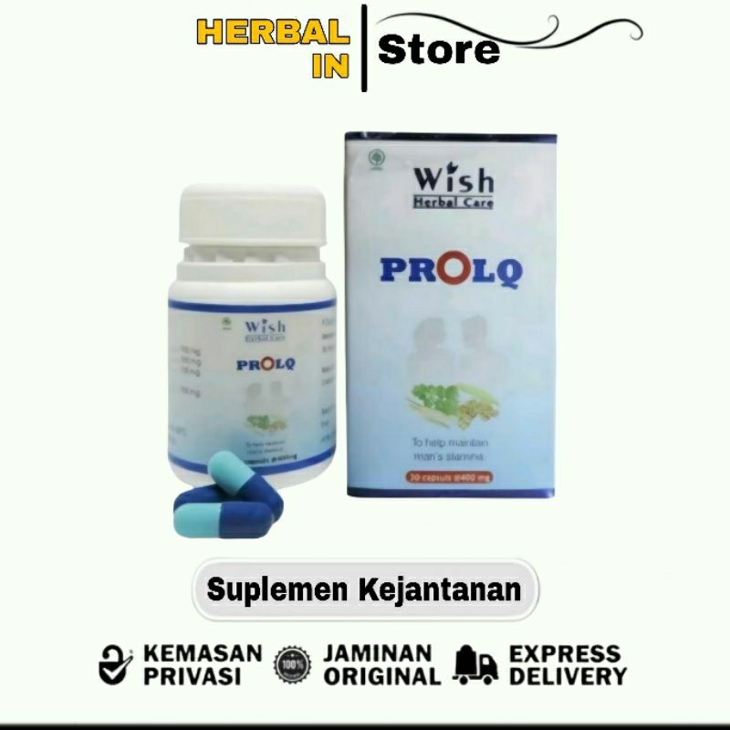 WISH PROLQ ORIGINAL STAMINA 100% DR. BOYKE PILIHAN PRIA Asli