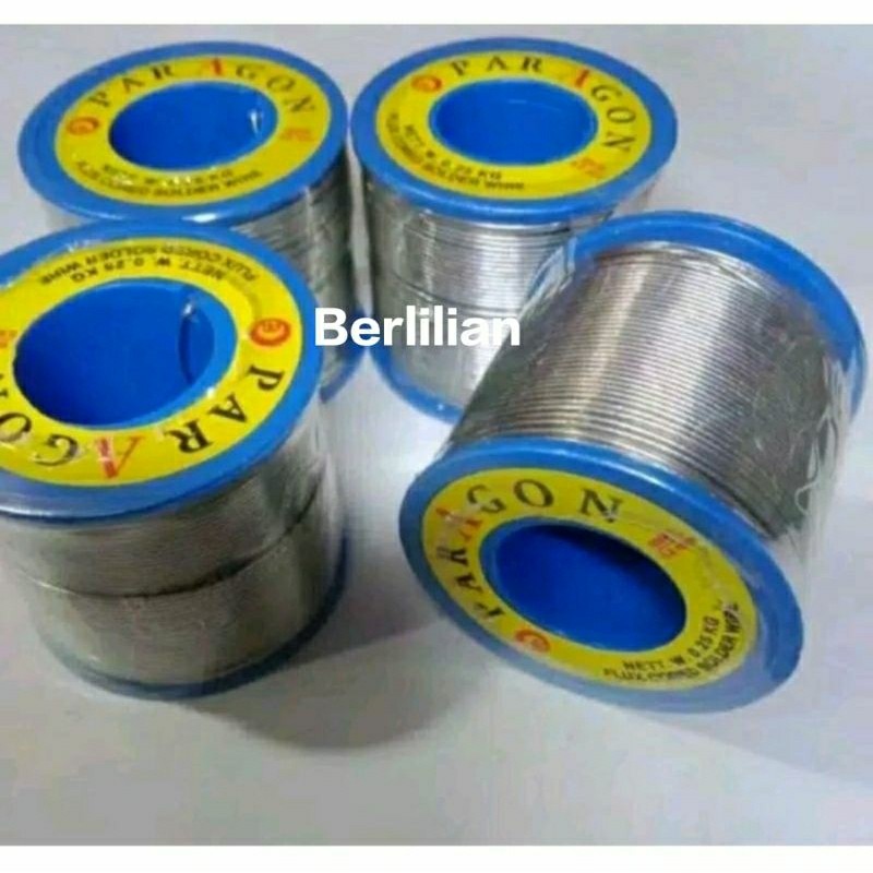 Timah Paragon Timah Solder PARAGON 250gram Dia 0,8mm Timah Bagus
