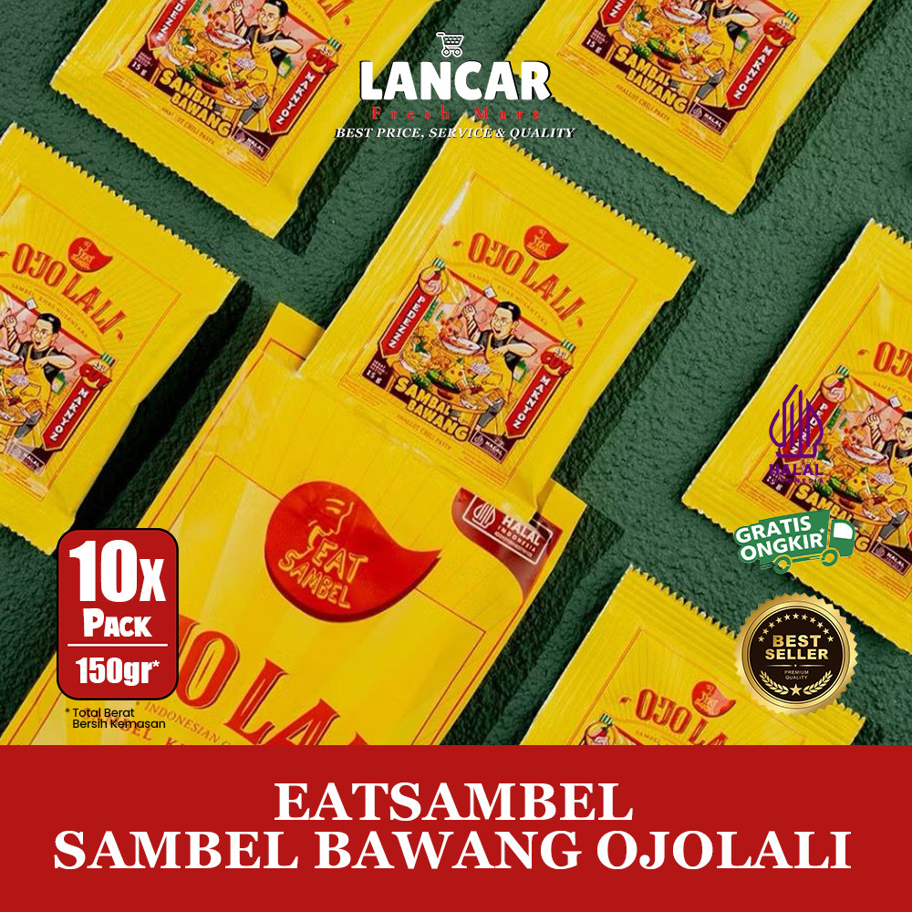 

RB EATSAMBEL-SAMBEL BAWANG OJOLALI 150GR ISI 10 SACHET