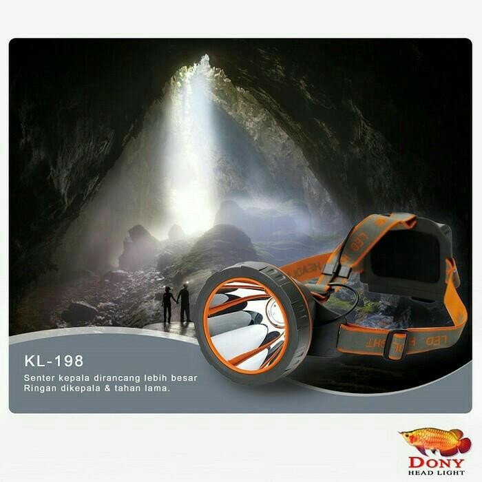 Lampu Senter Kepala Dony KL 198 Jumbo - Head Lamp - Senter Kepala