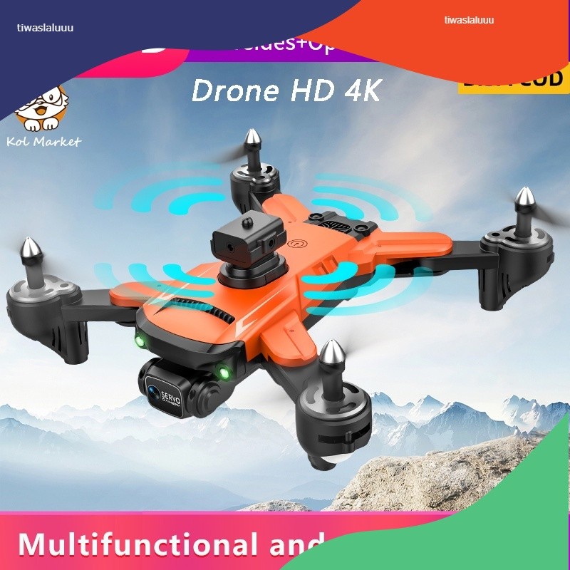 RC Drone kamera HD 4K Dual Kamera Fotografi Udara Profesional drone murah drone mini 4 Sisi Penghind