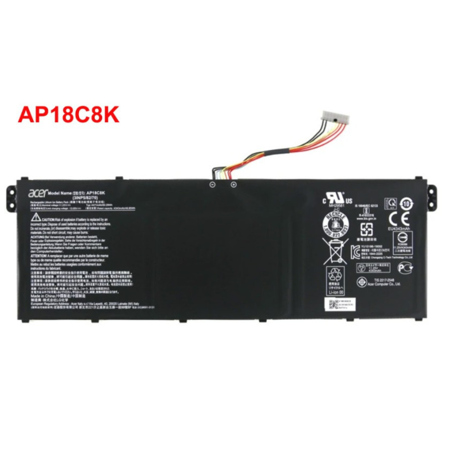 Baterai Laptop Acer Aspire 5 A514-52 A514-52K A514-52K-35TY Model AP18C8K - NEW